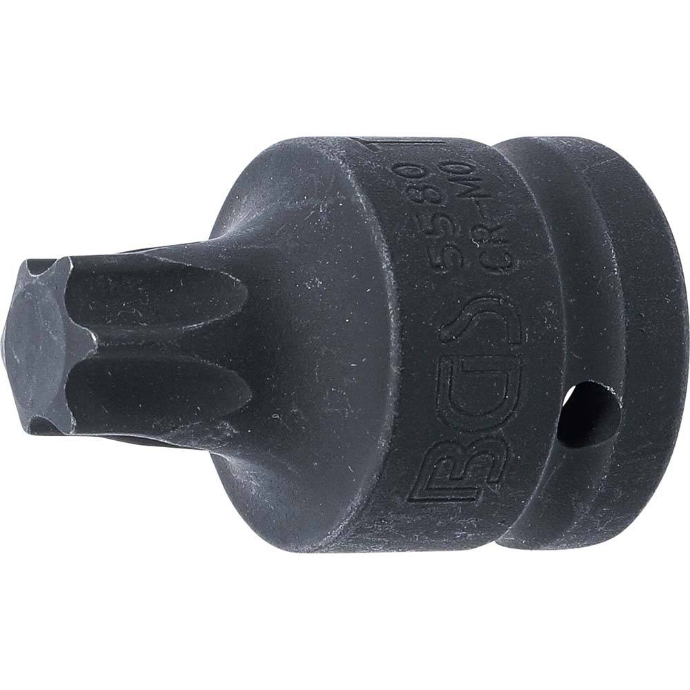 Kraft-Bit-Einsatz - Antrieb Innenvierkant 20 mm (3/4") - Abtriebsprofil T-Profil T80