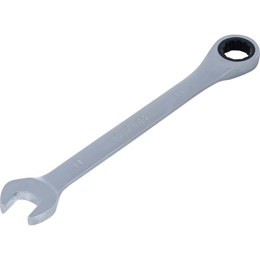 Ratschenring-Maulschlüssel - Zwölfkant - Schlüsselweite 18 mm