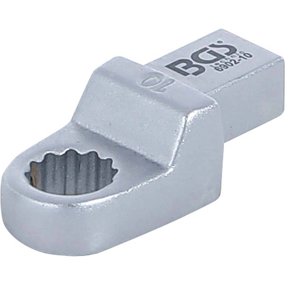 Einsteck-Ringschlüssel - Schlüsselweite 10 mm - Aufnahme 9 x 12 mm