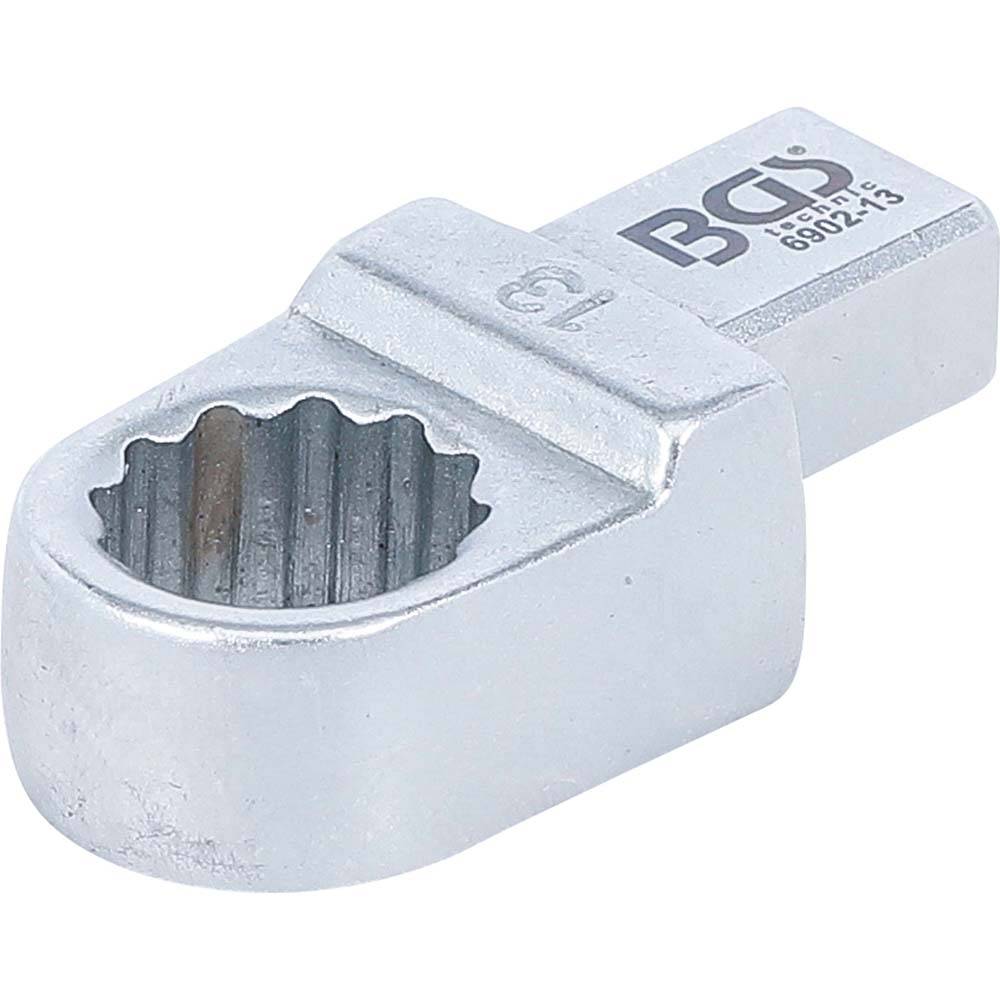 Einsteck-Ringschlüssel - Schlüsselweite 13 mm - Aufnahme 9 x 12 mm