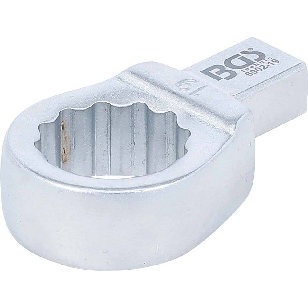 Einsteck-Ringschlüssel - Schlüsselweite 19 mm - Aufnahme 9 x 12 mm