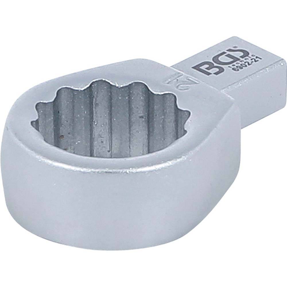 Einsteck-Ringschlüssel - Schlüsselweite 21 mm - Aufnahme 9 x 12 mm