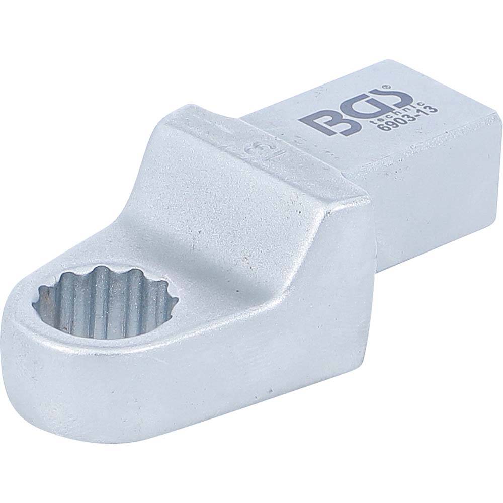 Einsteck-Ringschlüssel - Schlüsselweite 13 mm - Aufnahme 14 x 18 mm