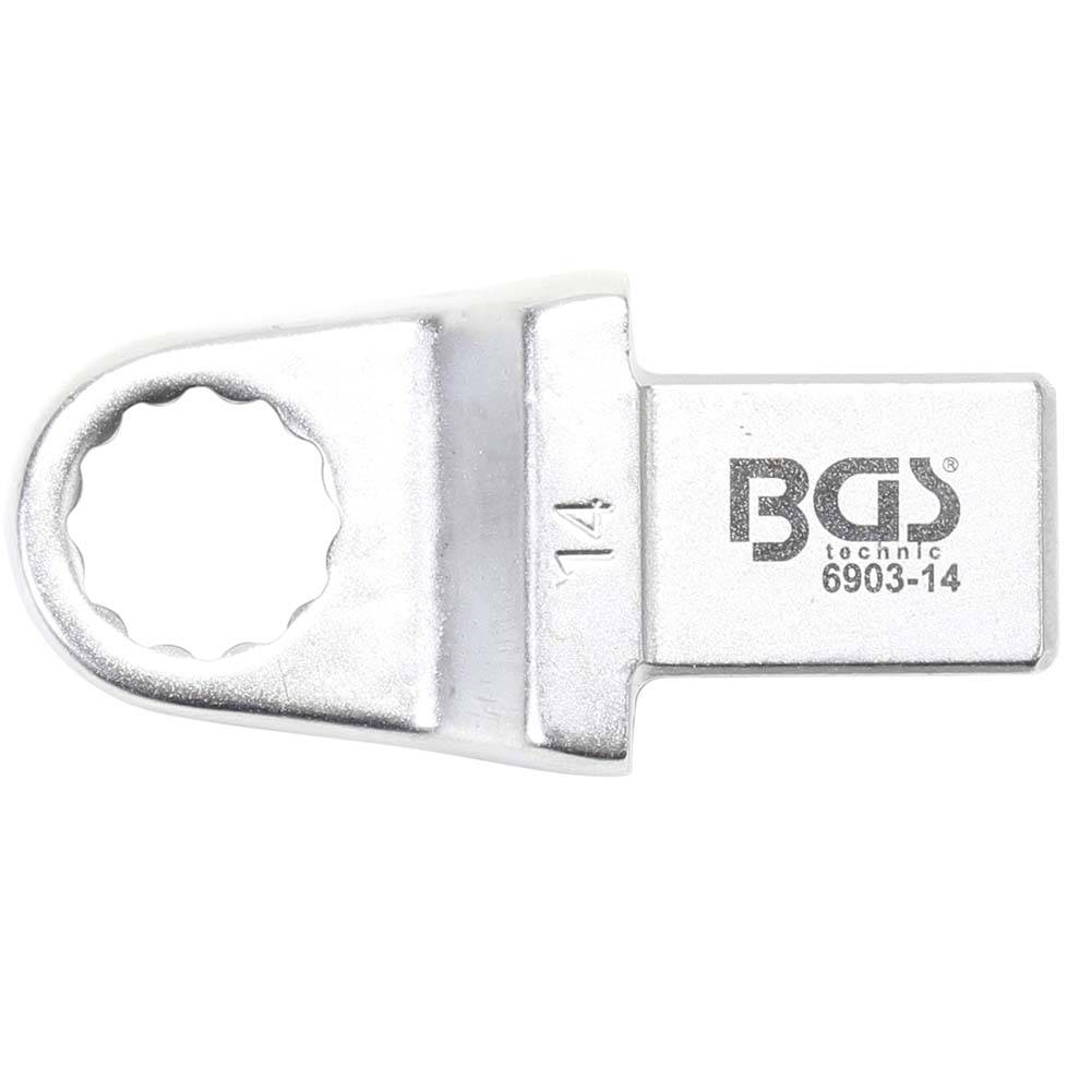 Einsteck-Ringschlüssel - Schlüsselweite 14 mm - Aufnahme 14 x 18 mm