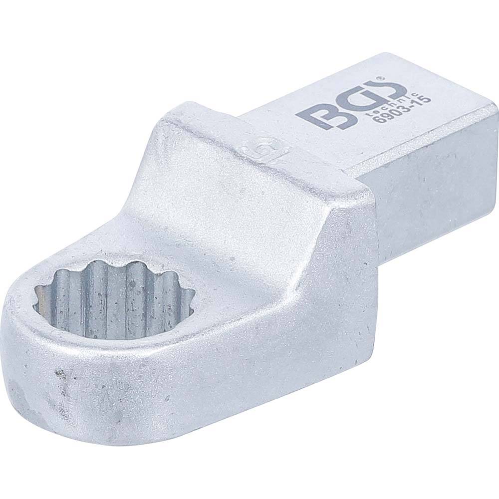 Einsteck-Ringschlüssel - Schlüsselweite 15 mm - Aufnahme 14 x 18 mm