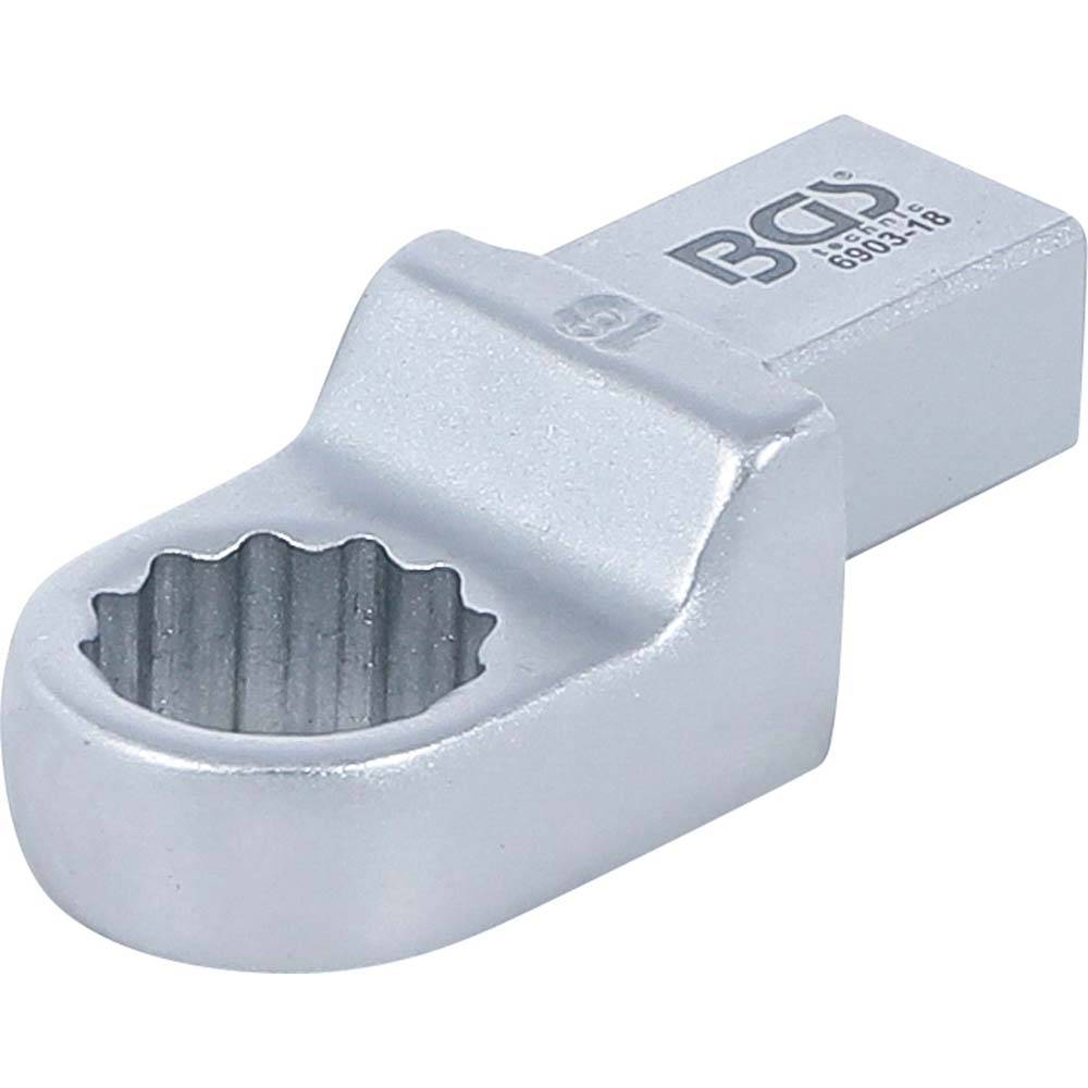 Einsteck-Ringschlüssel - Schlüsselweite 18 mm - Aufnahme 14 x 18 mm