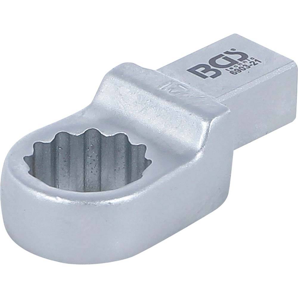 Einsteck-Ringschlüssel - Schlüsselweite 21 mm - Aufnahme 14 x 18 mm