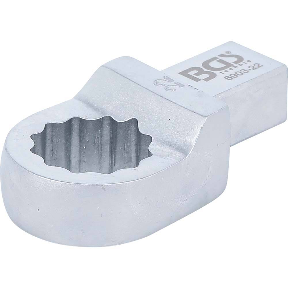 Einsteck-Ringschlüssel - Schlüsselweite 22 mm - Aufnahme 14 x 18 mm