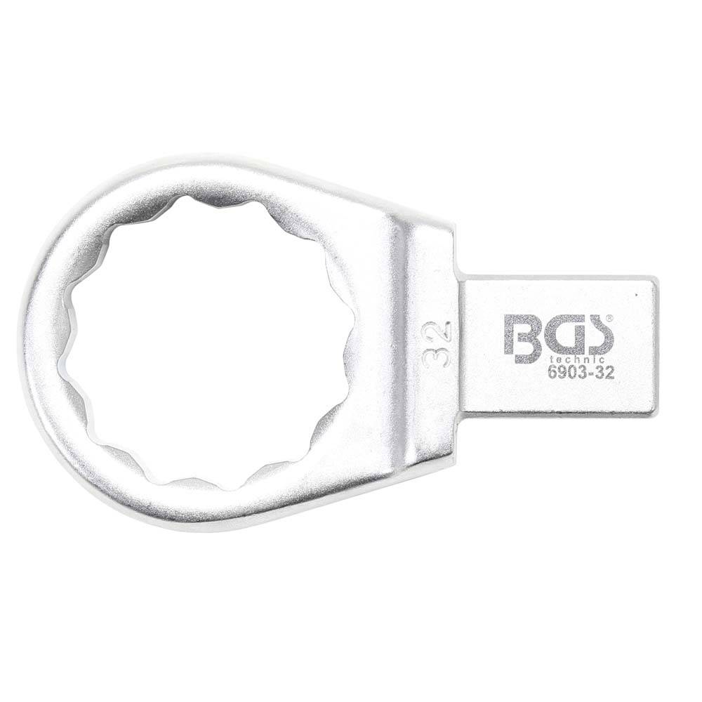 Einsteck-Ringschlüssel - Schlüsselweite 32 mm - Aufnahme 14 x 18 mm