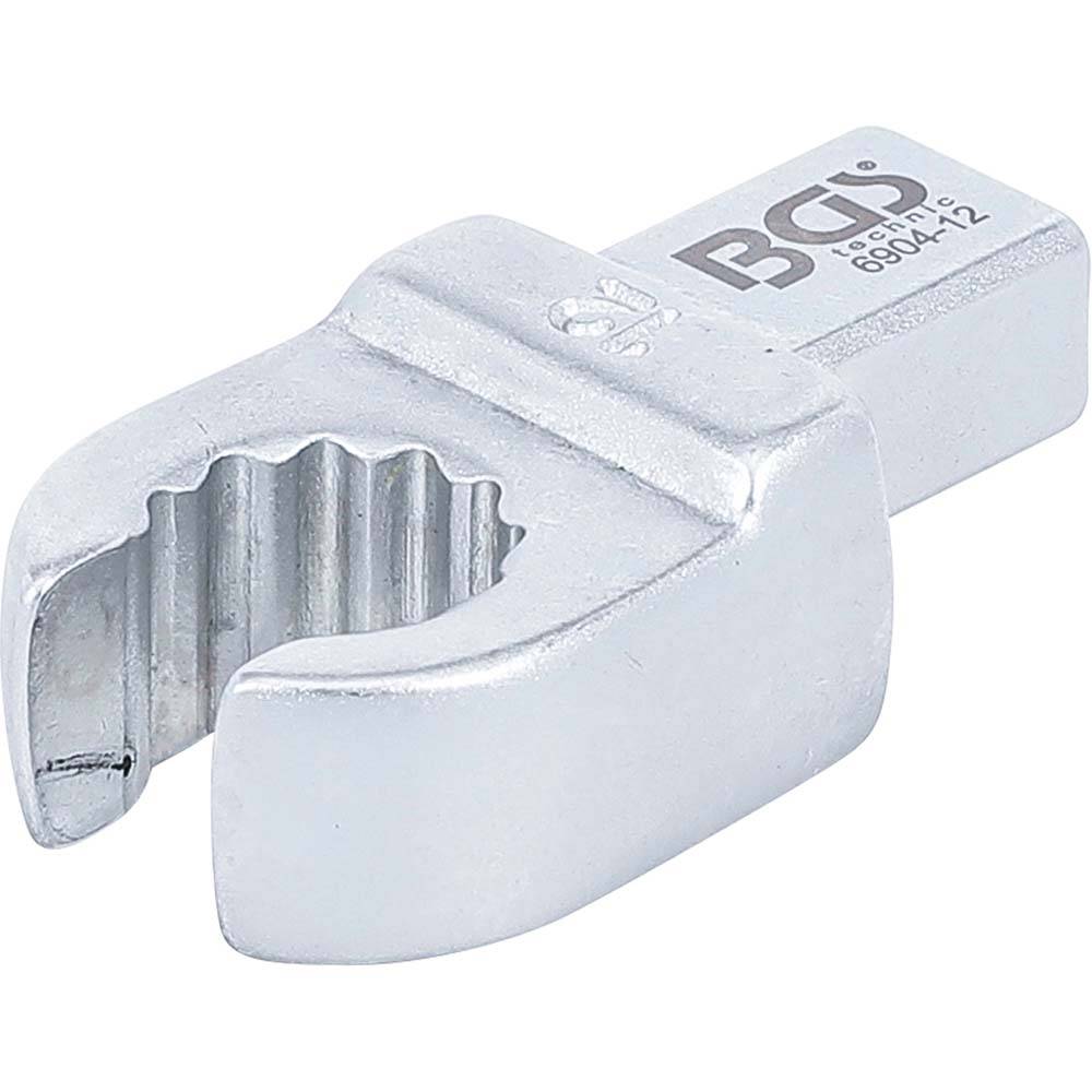 Einsteck-Ringschlüssel - offen - Schlüsselweite 12 mm - Aufnahme 9 x 12 mm