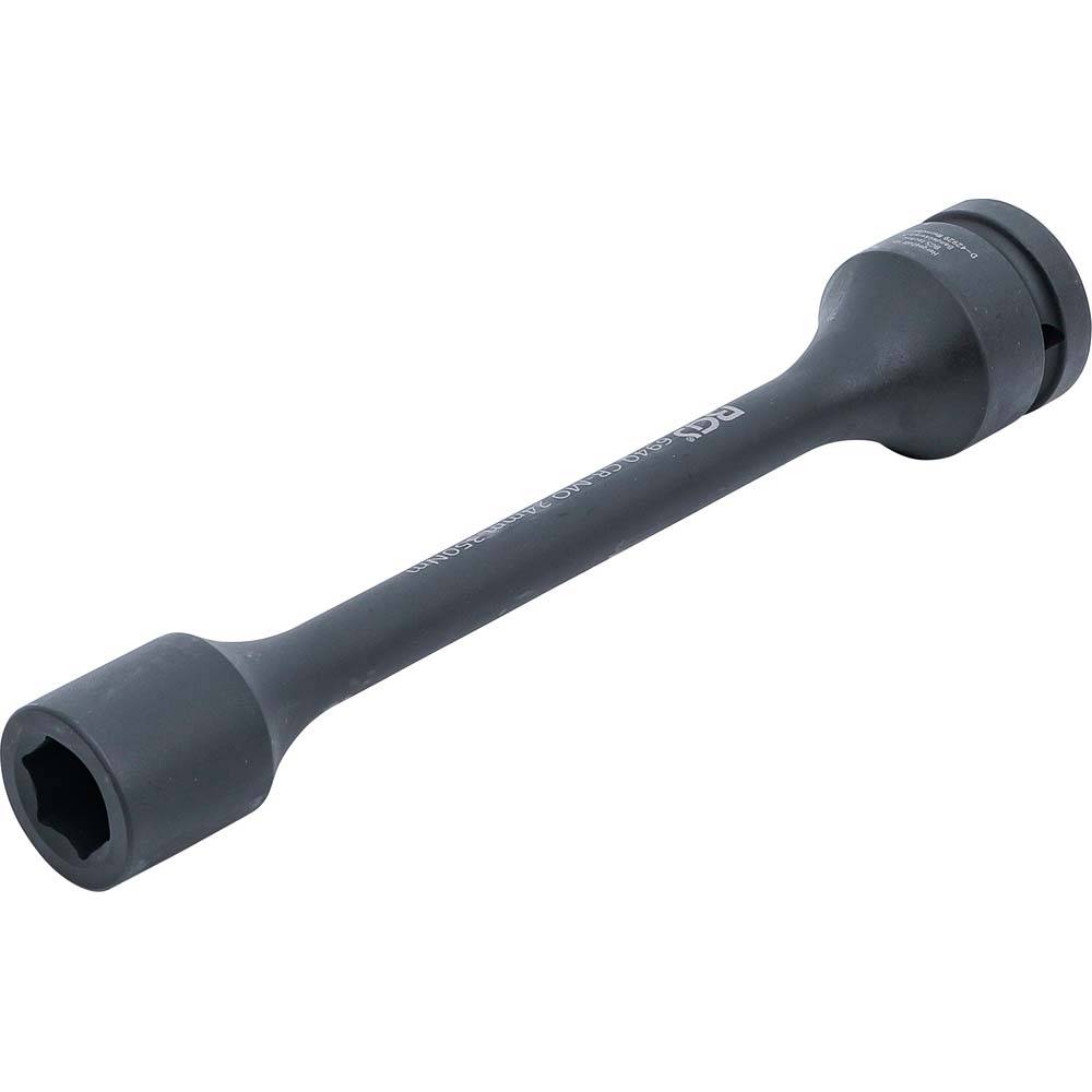 Torsionskraft-Steckschlüsseleinsatz - Antrieb Innenvierkant - Abtrieb Sechskant - Schlüsselweite 24 mm - Drehmoment 350 Nm