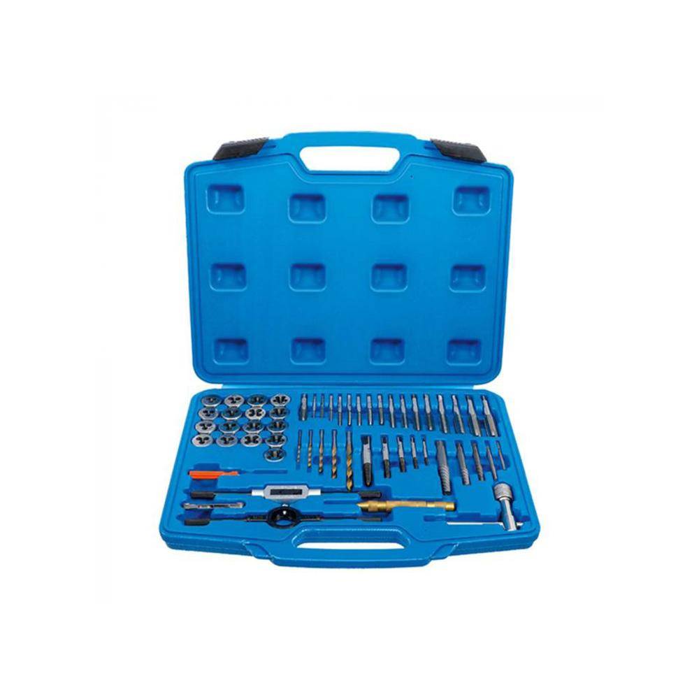 Gewindeschneidsatz - für zöllige Innen- und Außengewinde - 56-tlg.