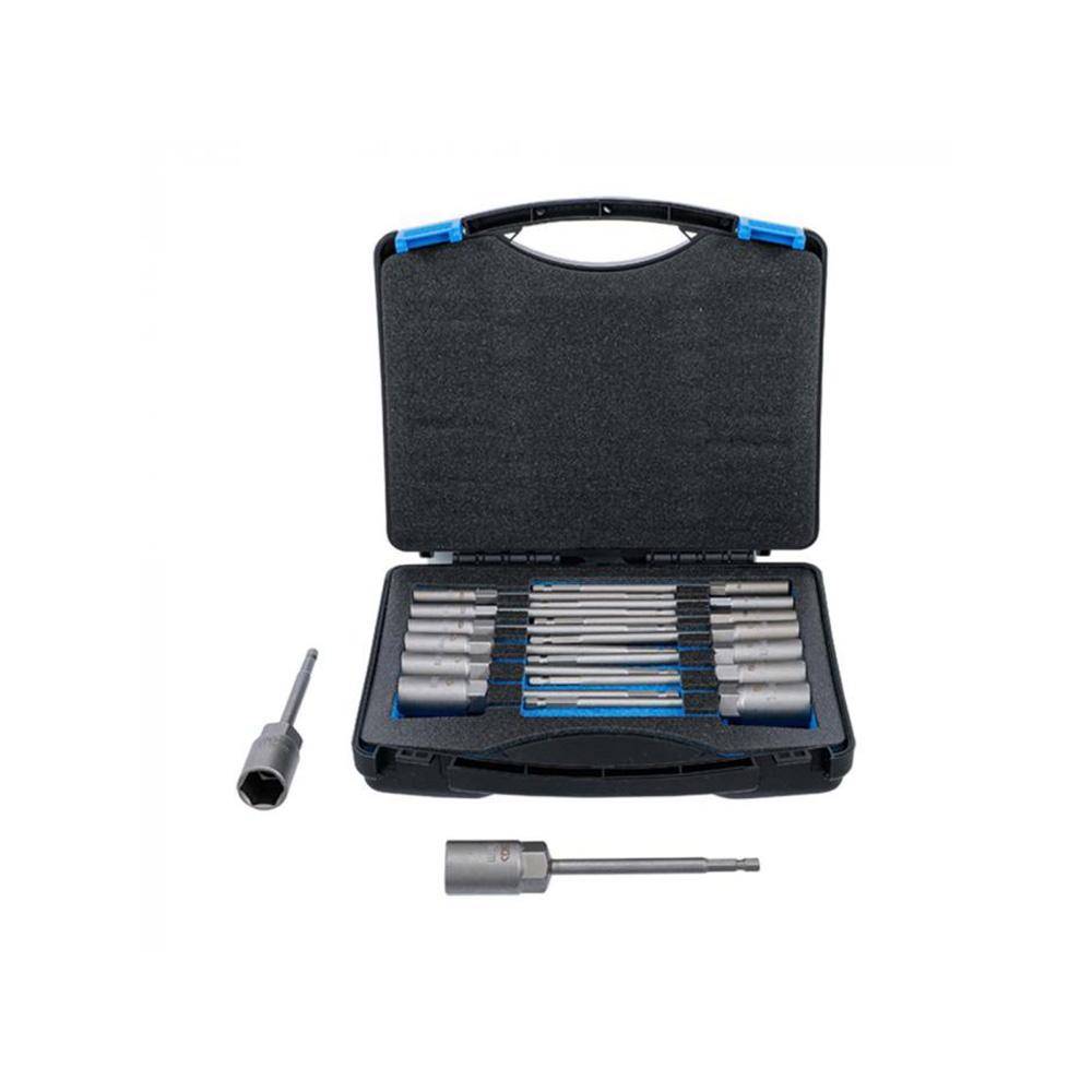 Steckschlüsseleinsatz-Satz - Antrieb Außensechskant 6,3 mm (1/4 '') - Abtrieb Sechskant