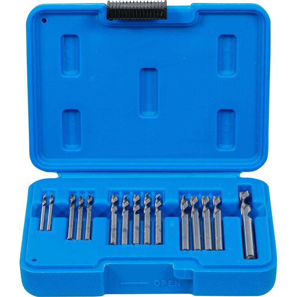 Blindnietbohrer-Satz - HSS - 2,4 bis 6,4 mm - 15-tlg.