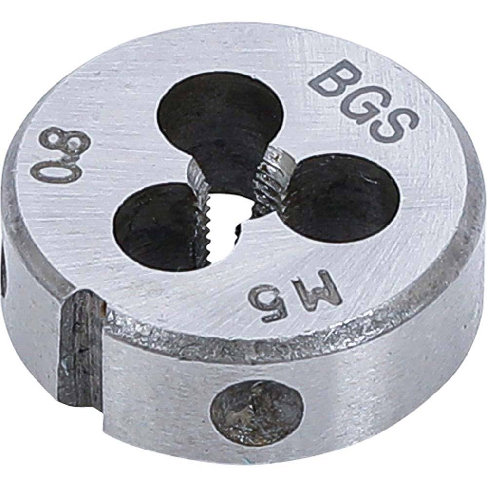 Schneideisen - M5 x 0,8 x 25 mm - für Gewinde/Steigung M5 x 0,8 - Material Werkzeugstahl