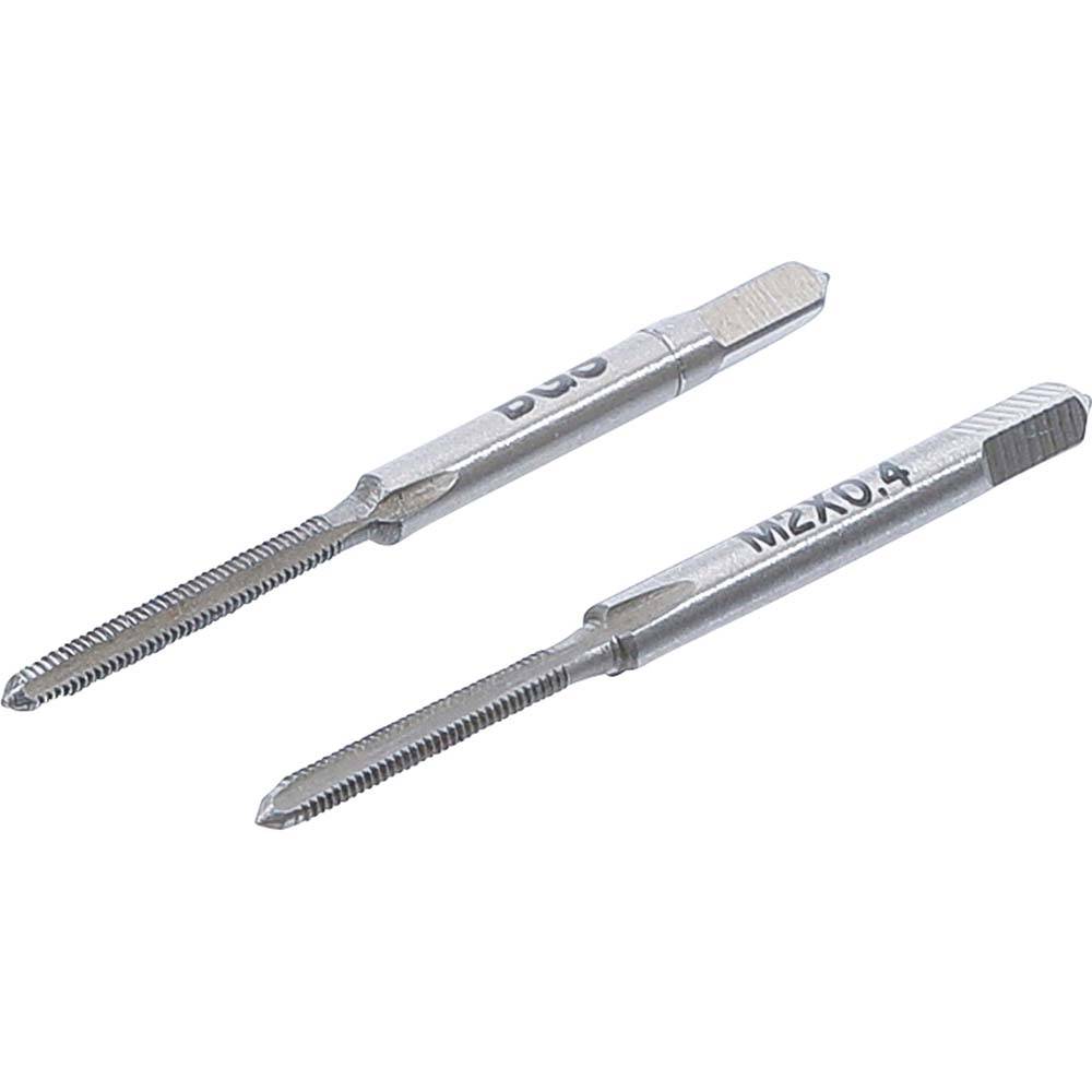 Gewindebohrer - Vor- und Fertigschneider - M2 x 0,4 mm - für Gewinde/Steigung M2 x 0,4