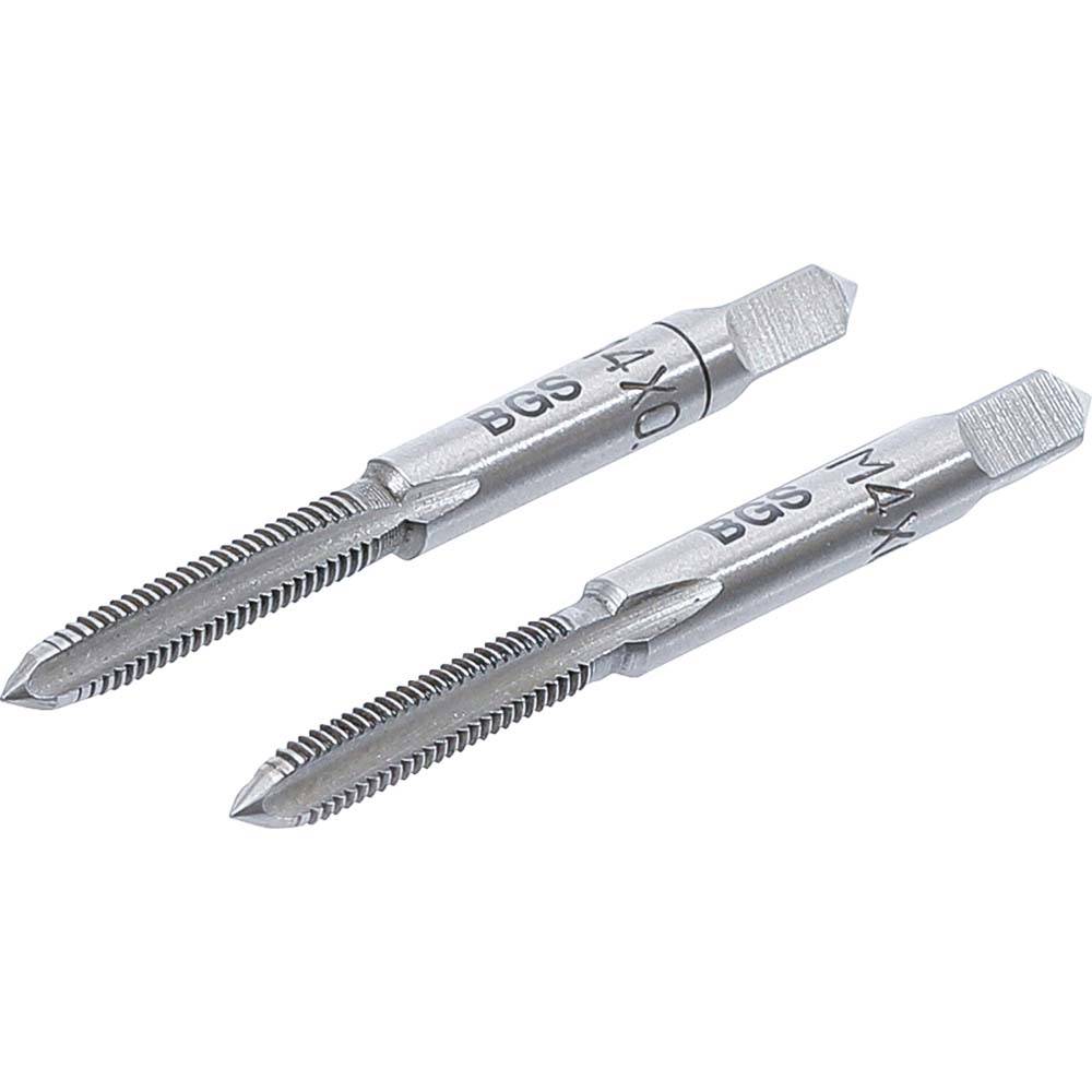 Gewindebohrer - Vor- und Fertigschneider - M4 x 0,7 mm - für Gewinde/Steigung M4 x 0,7