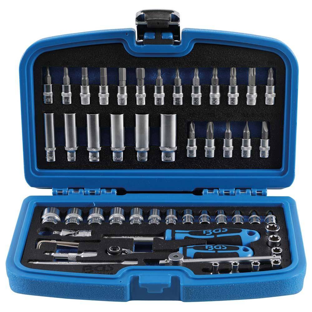 Steckschlüssel-Satz - Pro Torque®-Ausführung - Antrieb 6,3 mm (1/4") - 53-tlg.