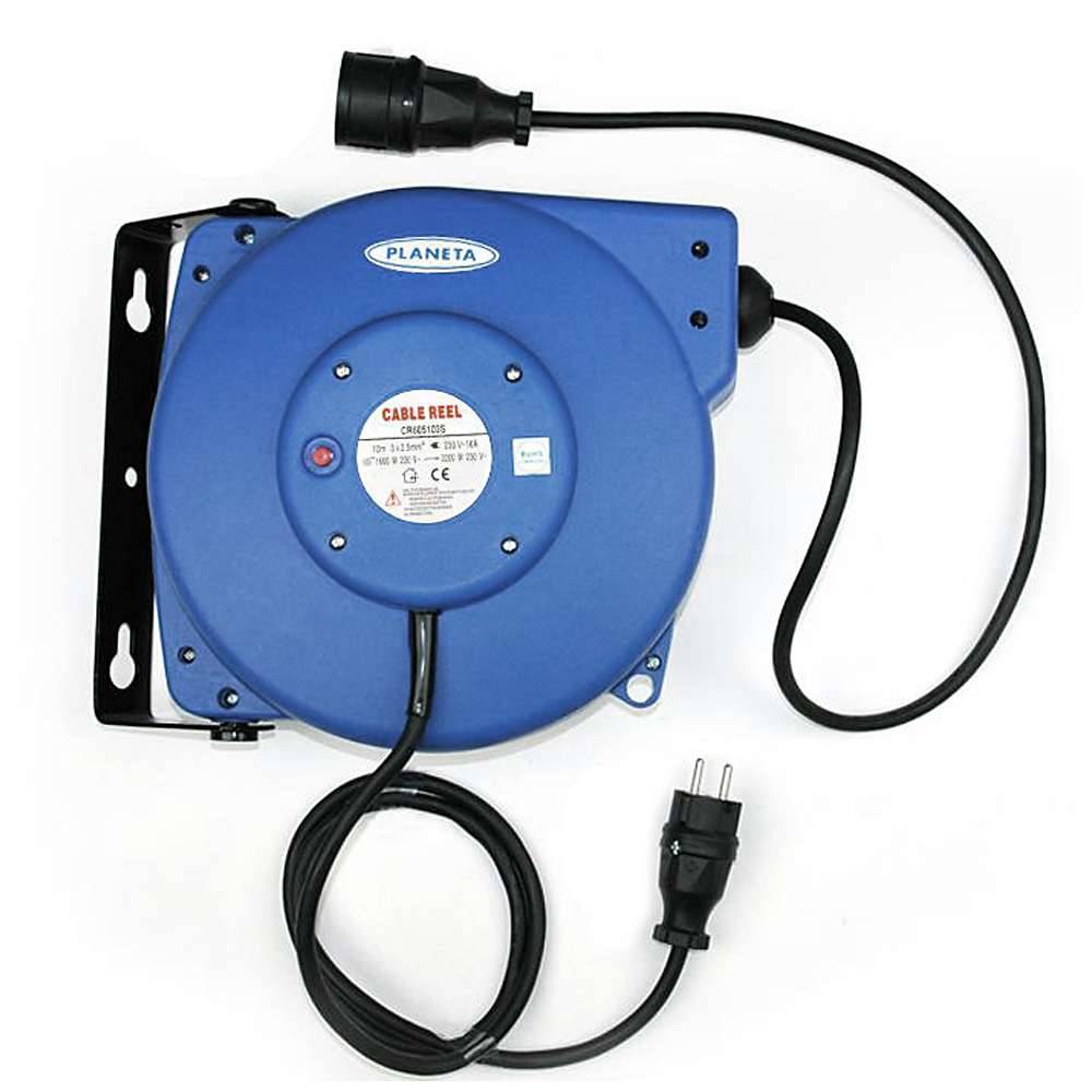 Kabelaufroller - Serie CR605 und CR625 - max 15 m - vollisoliert - Stecker Schuko