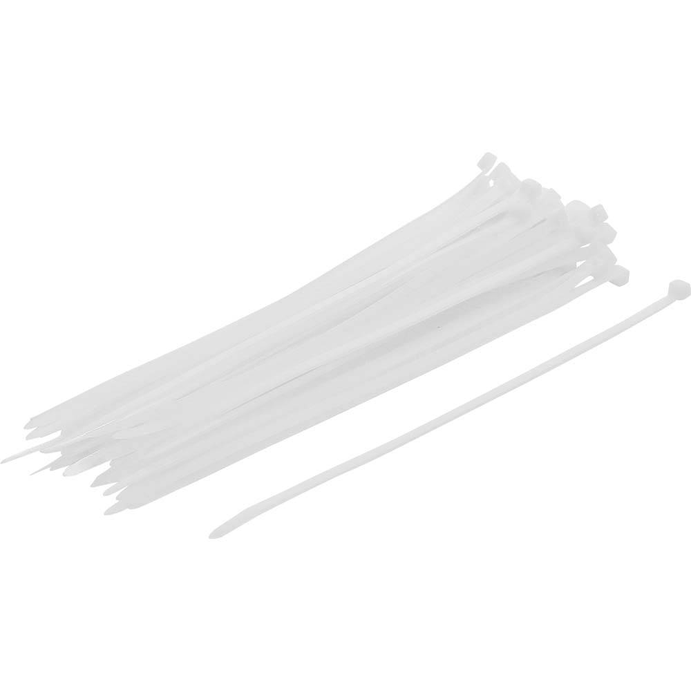 Kabelbinder-Sortiment - Farbe weiß - Maße (L x B) 250 x 4,8 - Inhalt 50-tlg.