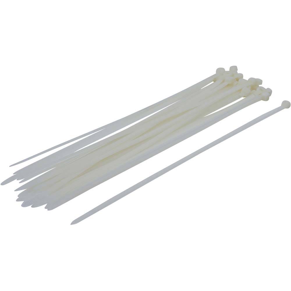 Kabelbinder-Sortiment - Farbe weiß - Maße (L x B) 400 x 8 - Inhalt 30-tlg.