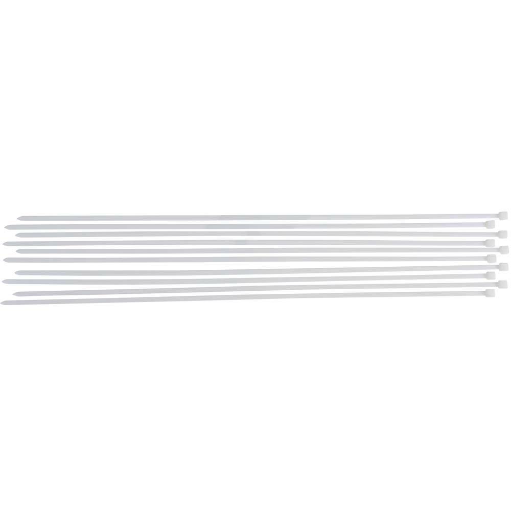 Kabelbinder-Sortiment - Farbe weiß - Maße (L x B) 800 x 8 - Inhalt 10-tlg.
