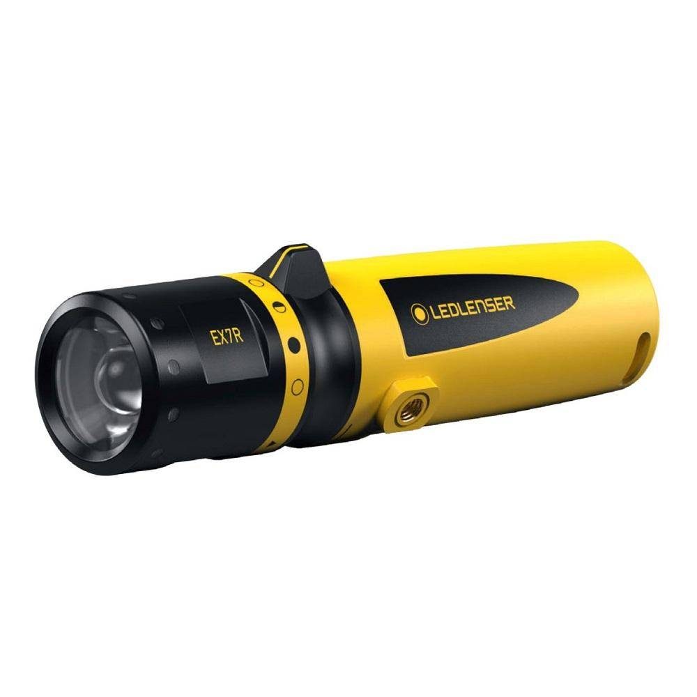Ledlenser EX7R - wiederaufladbar - Leuchtweite 70 bis 120 m - Leuchtdauer 10 bis 45 Std.
