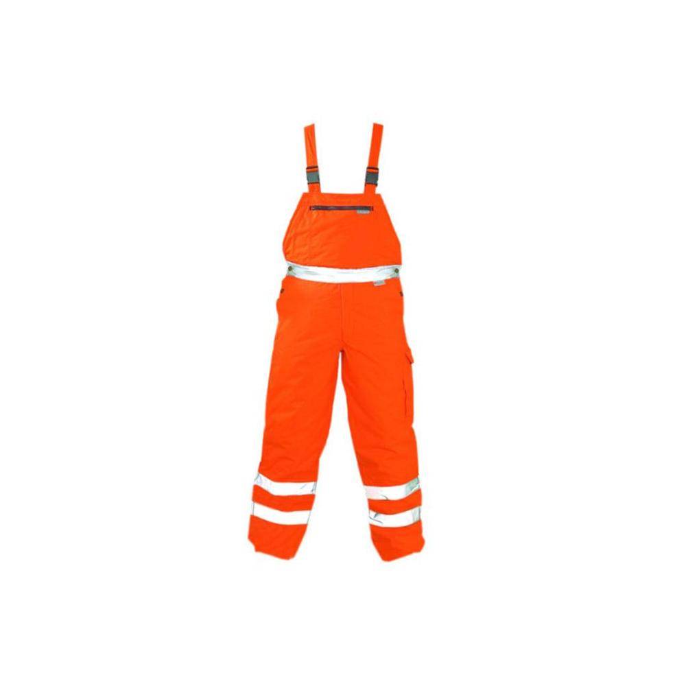 Restposten - Warn-Winterlatzhose - Gr. S - orange - 100 % PES - PU-Beschichtung - EN ISO 20471 Klasse 2 - EN 343