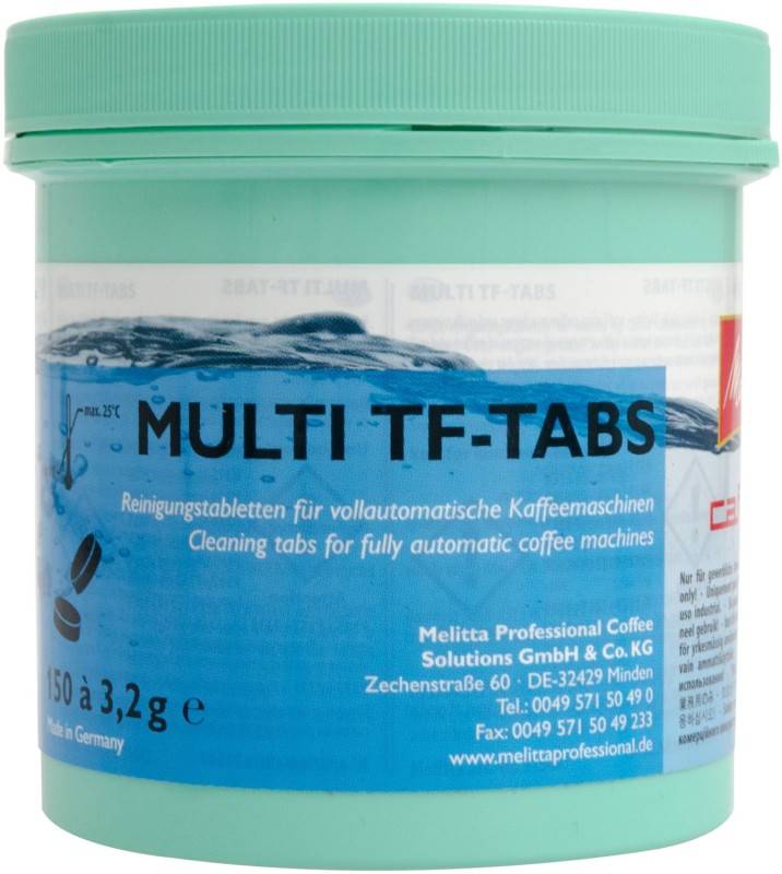4 Stück Melitta Prof. Coffee Multi Reinigungs-Tabs 31547 (VE150)