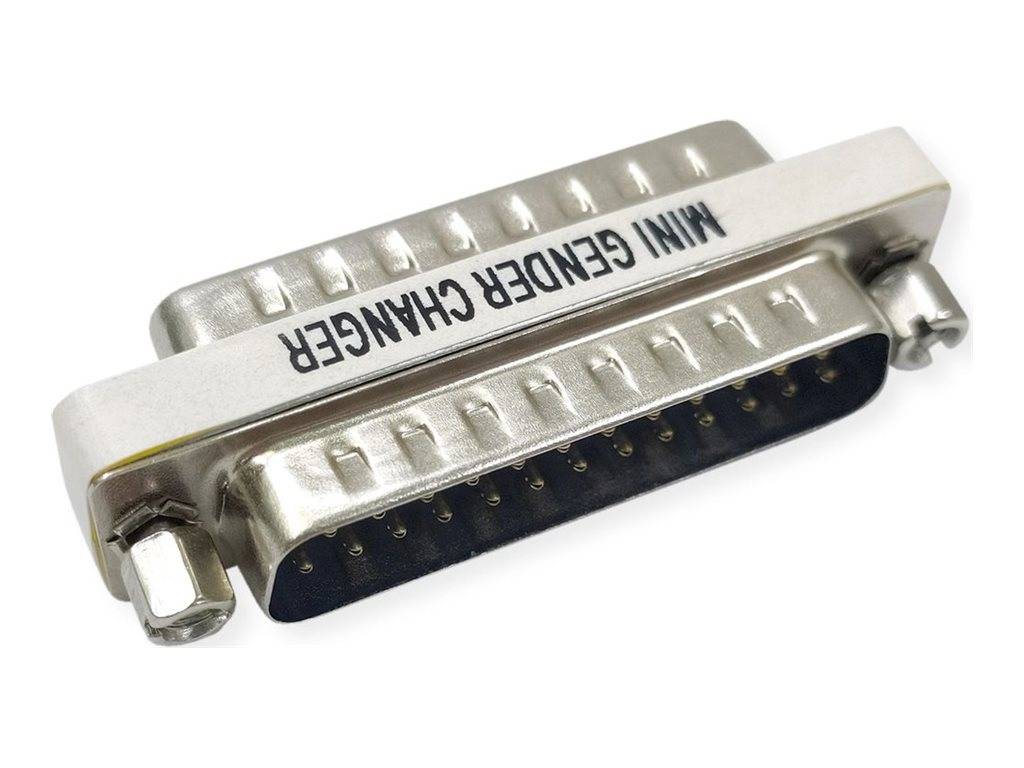 VALUE - Serieller / paralleler Gender Changer - DB-25 (M)