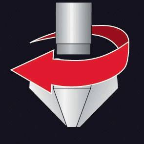 Kegel-/Entgratsenker-Bit-Satz 8-tlg.Gr.6,3-20,5mm 90Grad HSS RUKO