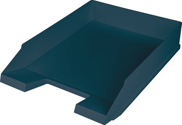 Briefablage f.DIN A4-C4 Ku.blau H67xB254xT347mm m.Griffmulde u.Beschriftungsfeld