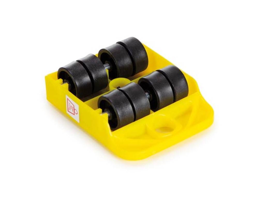 Toolland Transportroller-Set, 4 Rangierrollen, Möbelheber, Tragkraft bis zu 150 kg