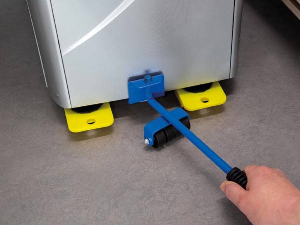 Toolland Transportroller-Set, 4 Rangierrollen, Möbelheber, Tragkraft bis zu 150 kg