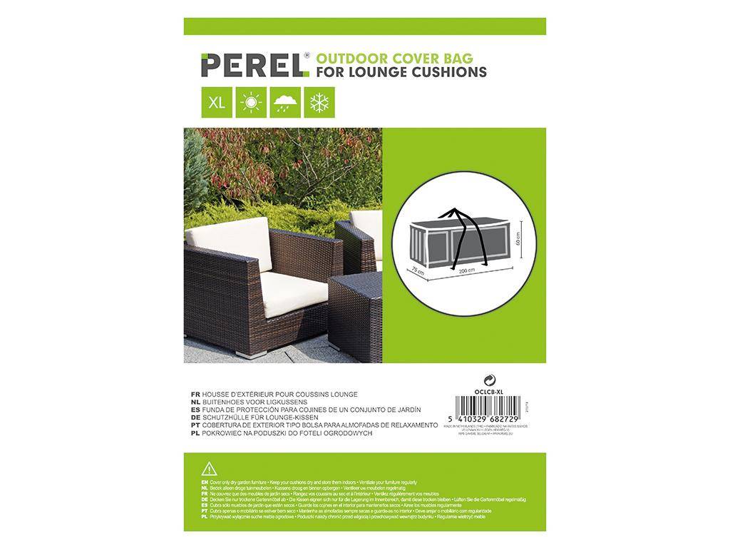 Perel Outdoor-Abdeckung Tasche fr Lounge-Kissen - 200x75x60cm