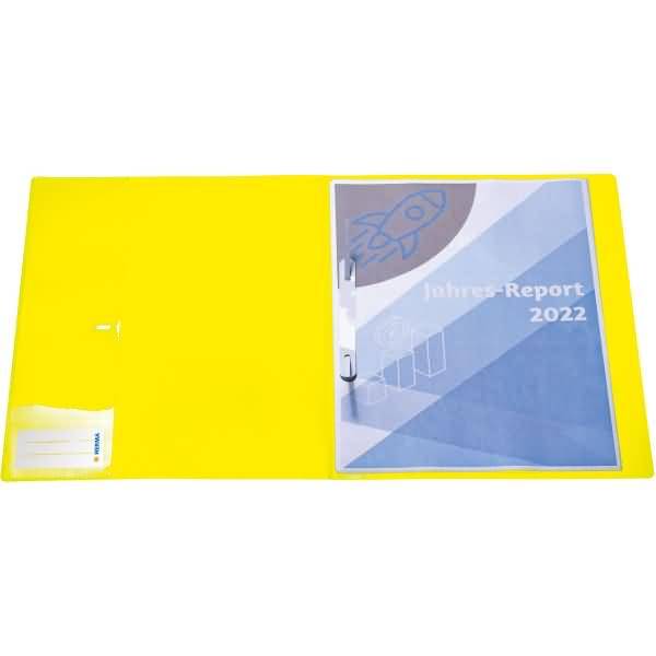 Schnellhefter A4 PP Neon gelb