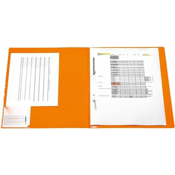 Schnellhefter A4 PP Neon orange