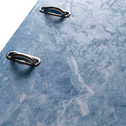 HERMA 19650, Motiv-Ordner „Ice“, 70 mm breit , DIN-A4-Ordner, aus robustem Karton, praktische Hebelmechanik