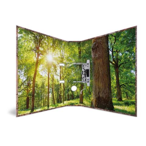 Motiv-Ordner A4 Wood