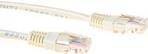 ACT Ivory 0.5 meter U/UTP CAT5E patch cable with RJ45 connectors