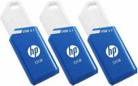 HP x755w Triple Pack - 32 GB - USB Typ-A - 3.2 Gen 1 (3.1 Gen 1) - 75 MB/s - Dia - Blau - Weiß