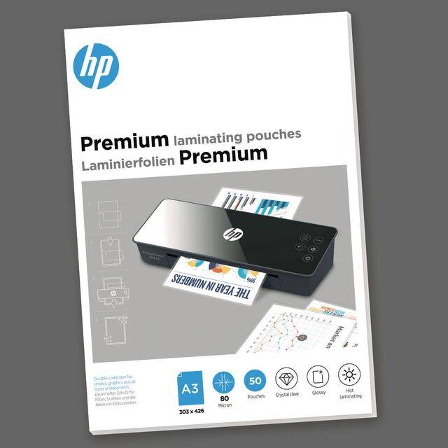 HP Premium - 80 Mikron - 50er-Pack - glänzend