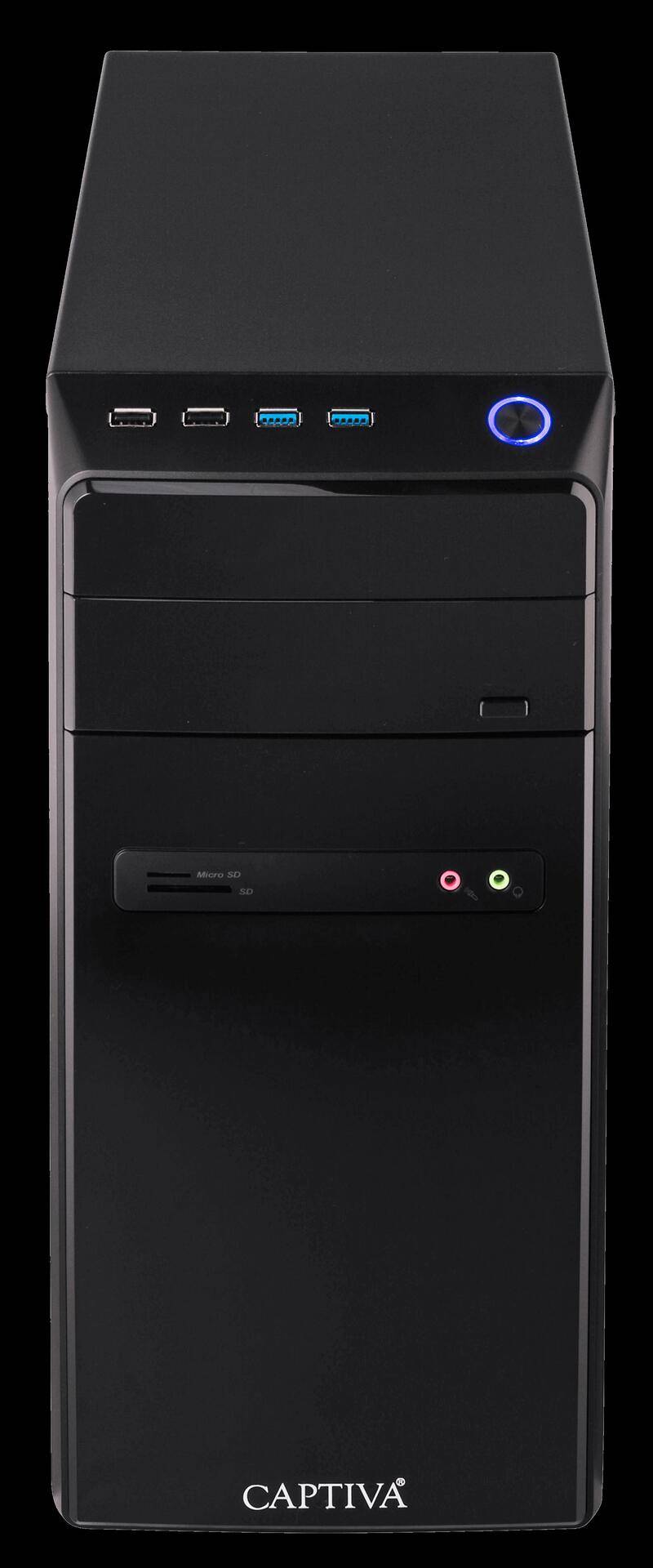 Captiva Power Starter I65-021 i5-11400 Intel® Core™ i5 16 GB DDR4-SDRAM 480 GB SSD Windows 11 Home PC Schwarz (65021)