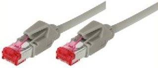Dätwyler Patchkabel S/FTP, Cat 6, grau, 5,0 m Hochflexibel, mit Hirosesteckern TM21 (bisherige Bezeichnung S-STP)