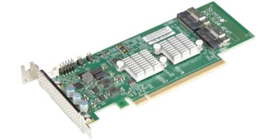 Supermicro AOC-SLG4-4E4T-O, M.2, PCIe, Niedriges Profil, PCIe 4.0, 68,8 mm, 167 mm