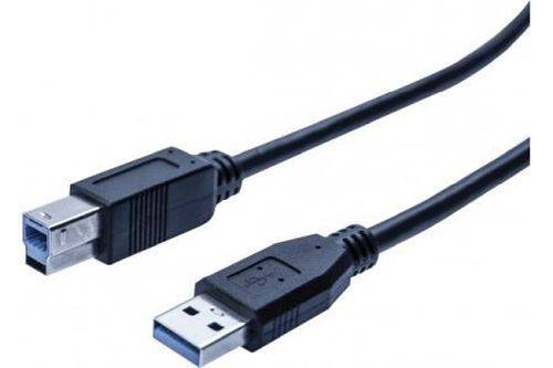 USB 3.0 SuperSpeed Kabel, USB St. A/ USB St. B, 2,0 m