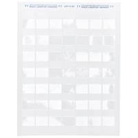 Brady, LAT-18-361-1, selbstlaminierender Polyester, Weiß/Transparent, 25,4 x 13,7(33,78)mm, permanent, US-Letter,