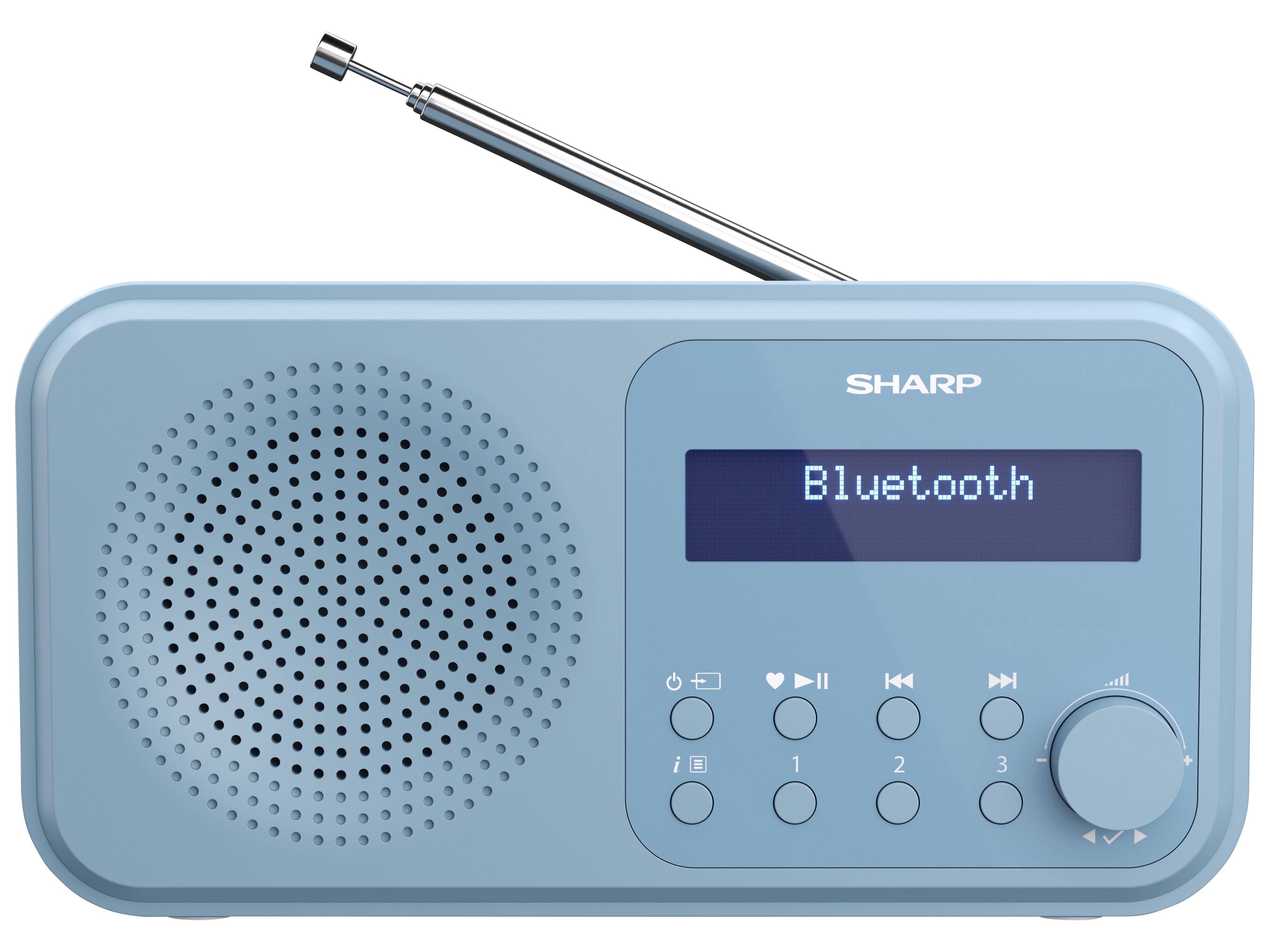 SHARP DAB+/FM Radio DR-P420, USB, Bluetooth, blau