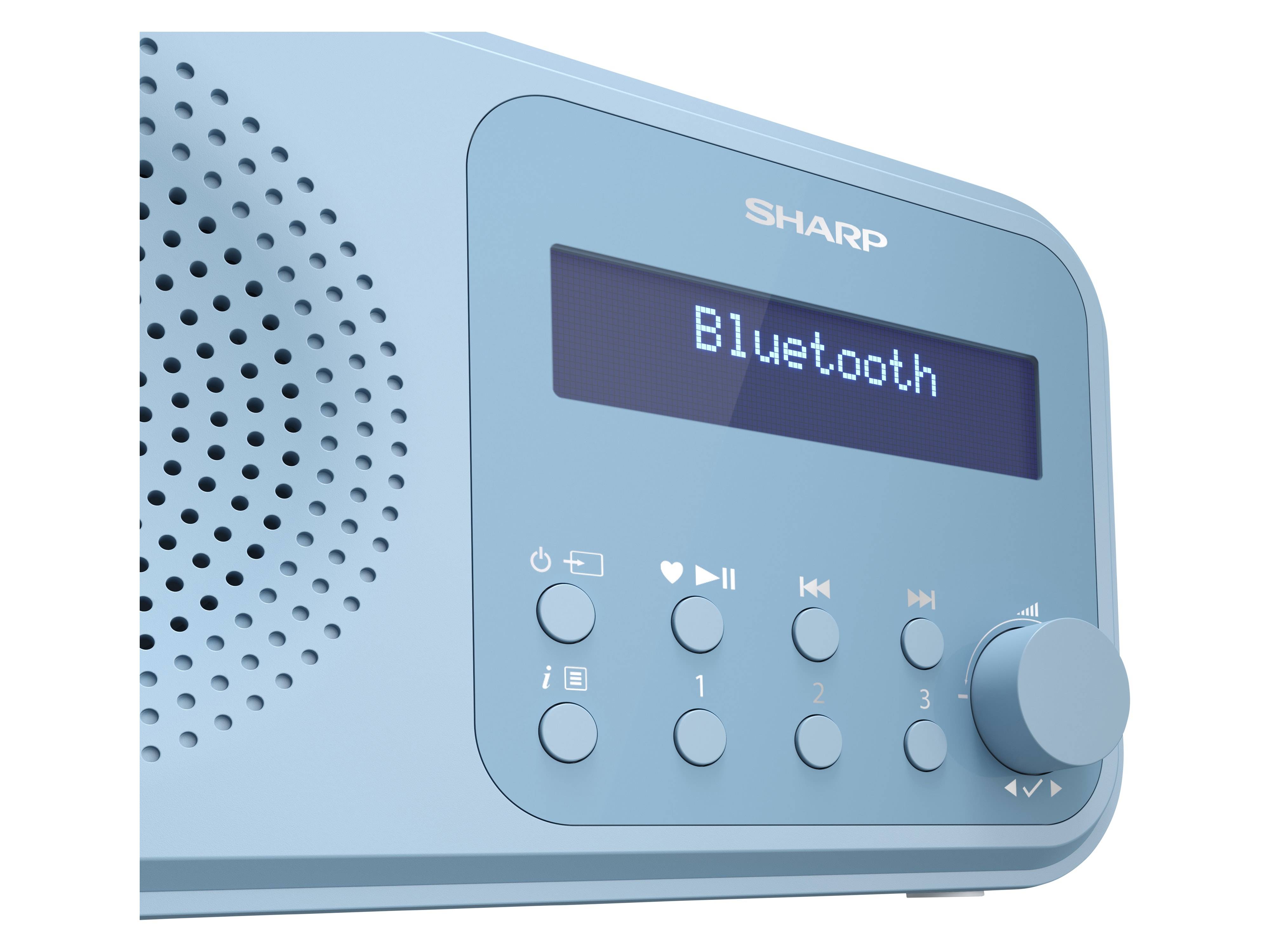 SHARP DAB+/FM Radio DR-P420, USB, Bluetooth, blau