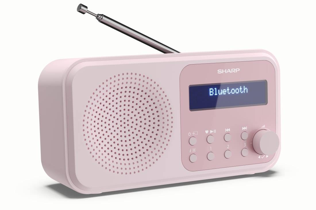 Sharp DR-P420 DAB+ Empfänger pink - AAC - Radio-Tuner